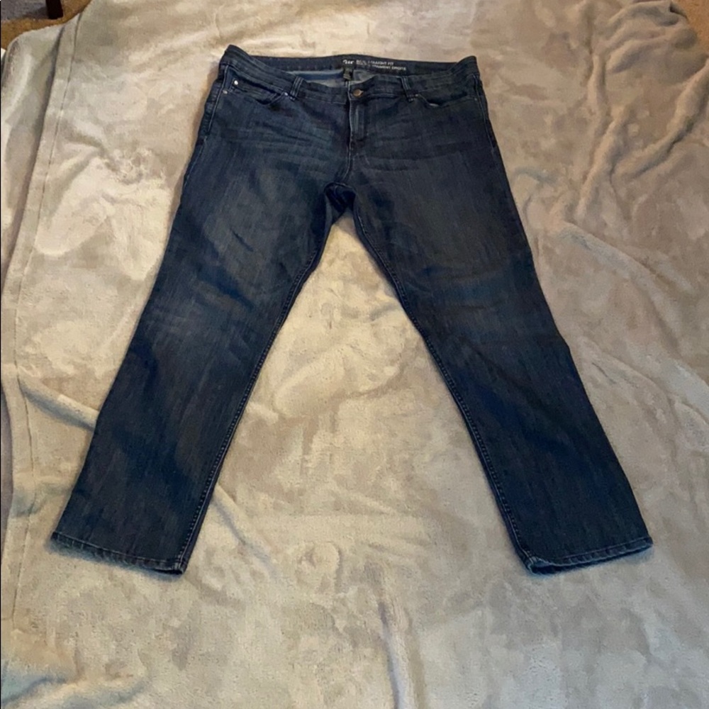 GAP Real Straight Fit Dark wash denim jean